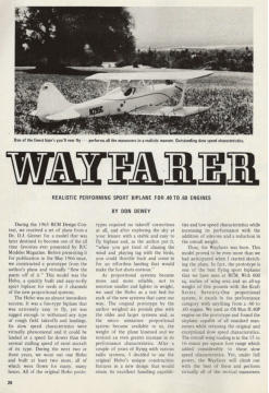 First page of  Wafarer article from RCM