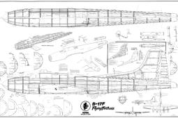 Royal B-17 Plans 77.75" Span, .15-.25x4